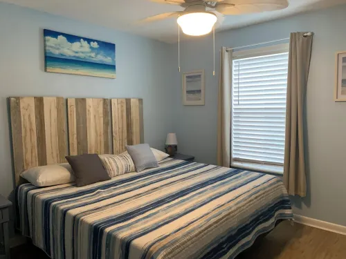 Beach Lovers, Oceanview, Cute 1 BR, 2 full BA condo in Surf City sleeps 5