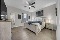 This charming 3-bedroom, 2-bathroom house comfortably sleeps 7.