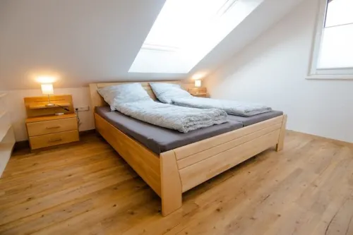 Modern and bright vacation apartment with Hutewald view