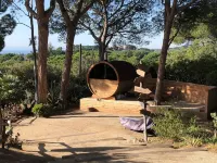 Nature Cabin on private estate and Coast Barcelona with Wellness. Maresme 호텔