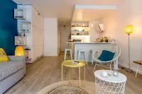 Studio in a green setting