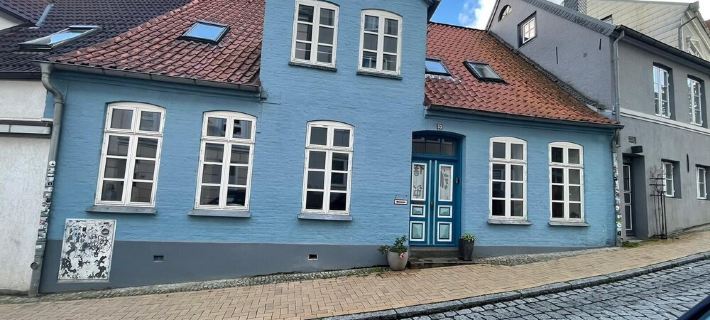 Studio with a Panoramic View, Centrally Located in the Old Town, Quiet, Wi-Fi, Free Parking Hotéis em Flensburg