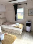 Great vacation home Rybak with box spring beds and large covered terrace