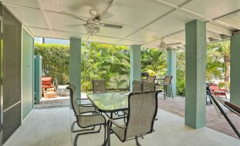 Covered Deck & Bay Views: Bradenton Beach Abode!