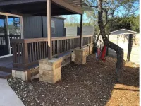 "Cardinal" Cabin in 2 Acre Boutique Tiny Home Resort w Pool!