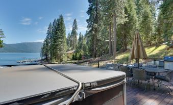 Westwood Lakefront Cabin w/ Hot Tub & Boat Dock!