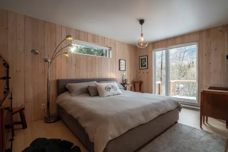 P'tit Plateau|Valley Bras du Nord|Vu|Sauna|River|Fire Place|EV Charger|Bike|SUP Отели рядом с достопримечательностью «Église Saint-Joseph-de-Deschambault»