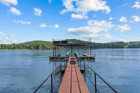 Lakefront with Dock and Hot Tub!