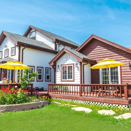 Pyeongchang Daegwallyeong Greenfield Pension Отели рядом с достопримечательностью «Ранчо Самян»