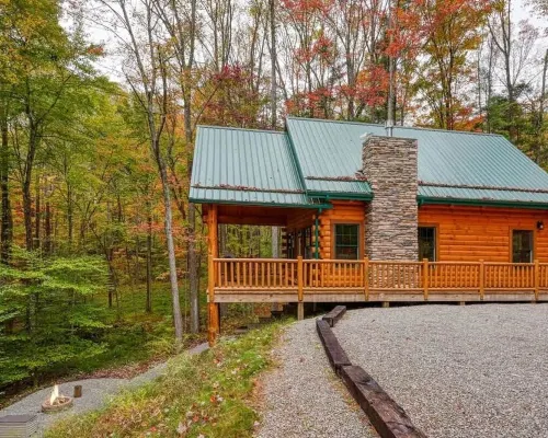 Honey Bear Cabin at Trickle Creek Hotels in Marion Township