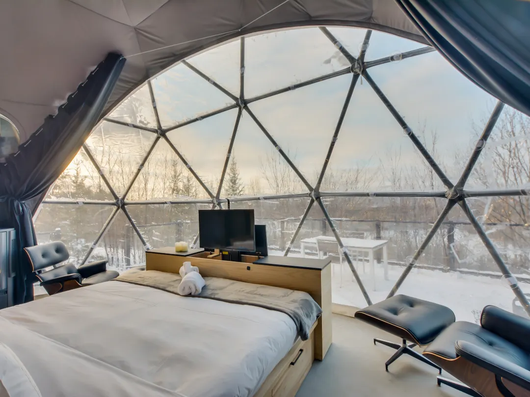 Bel Air Tremblant Dôme Classique: 1 Lit King, Jacuzzi Et Sauna-450pi - Quebec