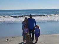 Water-Front Cedar Island Luxury campingsee video)