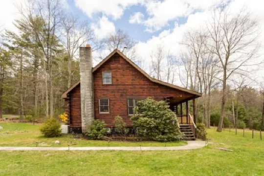 Log Cabin at the Goat Sanctuary