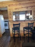 Private cabin that sits on fenced in one acre lotDog friendly)