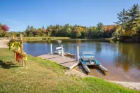 Resort home with Private hot tub , fireplace, pools, pond, WIFI
