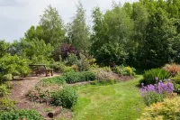 Country House with Swimming Pond, Hot Tub and Glorious Gardens.