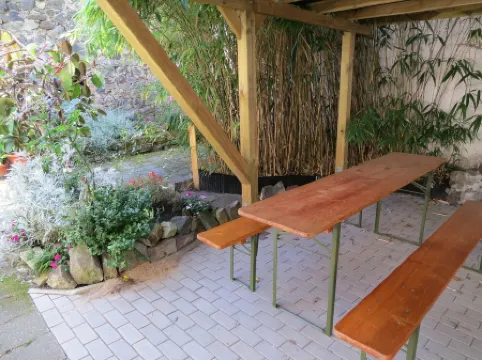 Sunny half-timbered house near Frankfurt / M