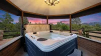Elevated Getaway in the Pines—Pickleball, Porch Views & Endless Fun
