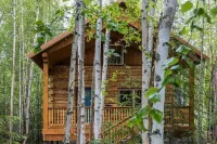 Riverfront, Authentic, Luxury Log Cabin-Black Bear