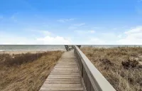 Walk to Your Private Beach-  New Amenities!  Modern Coastal Charm Awaits You!