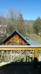 Private Upper Room w/large soaking tub/shower with view of 7 Sisters Mountains!