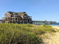 South Nags Head, Ocean View, 3Min Walk to Beach, Hot Tub, Sunrise & Sunset Views - Gym