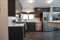 Modern home with parking/public boat ramp