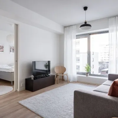 Stylish New 1Br Home with Sauna, Hosts 4 Guests 탐페레 기차역 주변 호텔