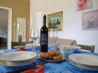Confortevole casa vacanze italiana con giardino e barbecue