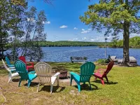 Griffin Lakefront on Lake Wallenpaupack with Private Dock, AC - Sleeps 10