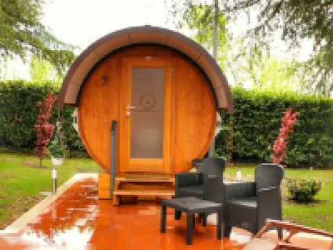 Rifugio DiVino Dormire in Una Botte Glamping Nella Tenuta Vitivinicola リエーティのホテル
