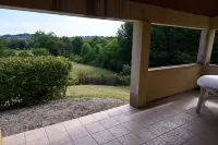 cottage in the countryside with private pool, covered summer kitchen at thégra