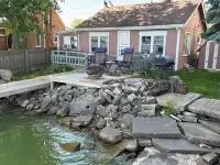 Waterfront 2-bedroom Cabin in Celina with WiFi, AC & Seasonal Fishing Dock