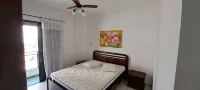 Beautiful Apartment. Asturias-Guarujá, with Balcony and Free Wi-Fi, 150 m from the Beach.