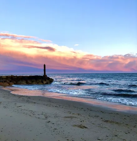 New Listing!  Beautiful, new, luxurious house just steps to the beach