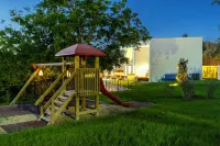 Modern villa with heated pool, whirlpool, volleyball court and mini football