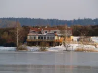 Quietly situated vacation home with a fantastic view. Bathing lake 5 min away.