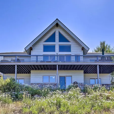 Ski + Bike: Home w/ Deck & Hot Tub in Granby!