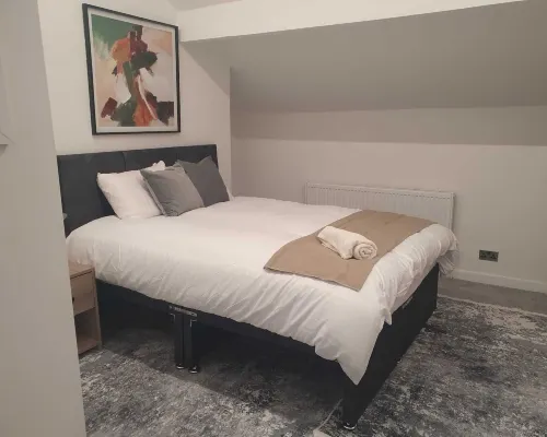 Modern 3bedroom Home in Bury Premium Mattresses Blackout Blinds Ensuite M Hotels in Bury