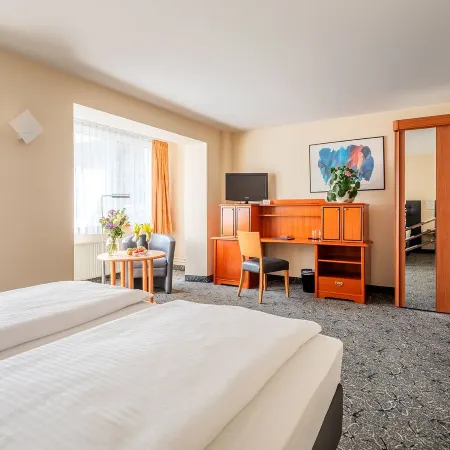 Abacus Tierpark Hotel Отели рядом с достопримечательностью «Шоневайде»