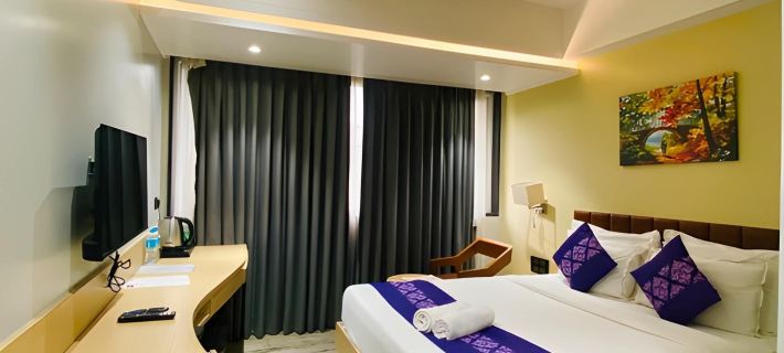 Purple Beds by Vits - Dwarkesh, Surat Ξενοδοχεία στην πόλη Surat