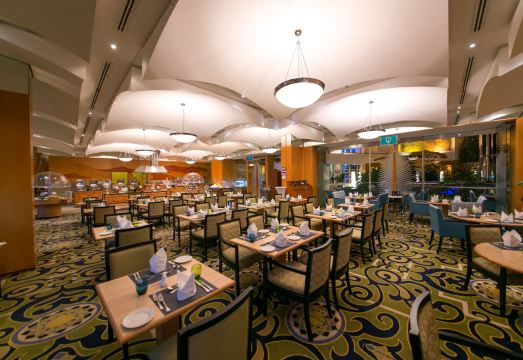 머큐어 그랜드 제벨 하피트 호텔의 야외 수영장 전경