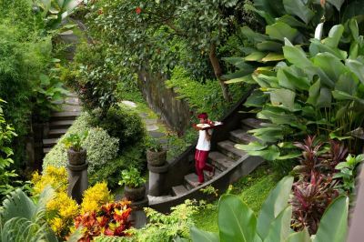 庭 ジャンナタ リゾート アンド スパの写真