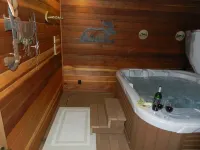 Indoor Private Hot Tub, Wood Fireplace, 2Br,2BA Great Views!  Sleeps 5