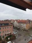 One-room apartment above the roofs of downtown Erfurt Hotels in 