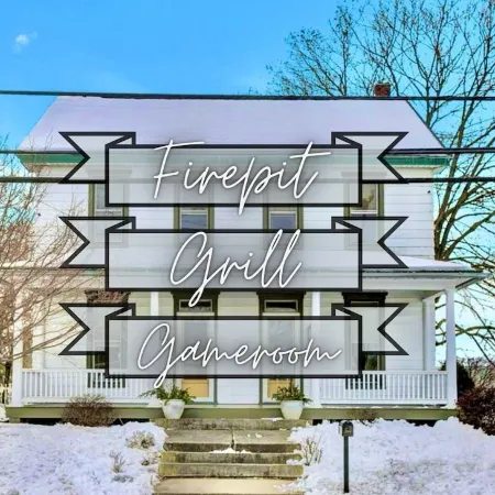 2,200 Sq Ft w/ 2 Game Rooms, Firepit & Grill 15 Minutes To Hershey