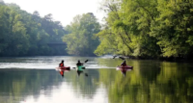 Quiet Corner Unit with Deck Overlooking the Saluda River