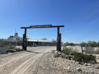 Large, modern camper close to Glamis Sand Dunes
