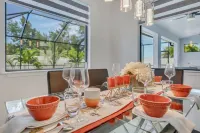 Modern coastal 3 bedrooms with Pool with Fireplace
