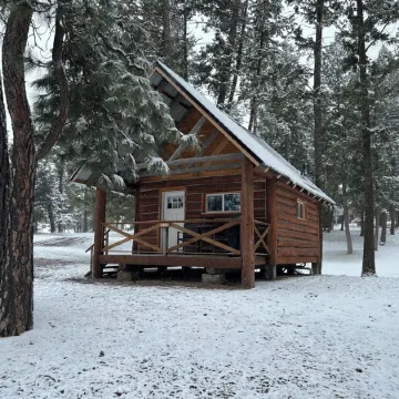 Deer Cabin at Glacier Hidden Cabins near Glacier National Park